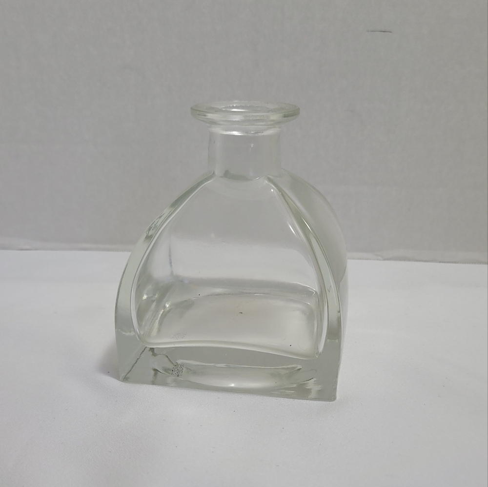 Clear Glass Perfume Inkwell Bottle